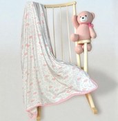 Resim Baskılı Çift Taraflı Penye Battaniye -100x100 Pembe 