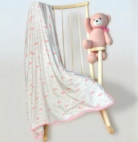 Resim Baskılı Çift Taraflı Penye Battaniye -100x100 Pembe 