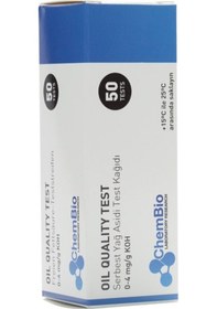 Resim Chembio Yağ Analiz Test Stribi 