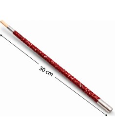 Resim Pileli Store 30 cm Kırmızı Payetli Sigara Tutacağı - 1920’LER Gatsby Parti Aksesuarı (4887) 