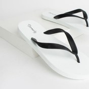 Resim Sanart Shop Erkek Beyaz Parmak Arası Plaj Terliği – Hafif, Rahat, Şık Flip Flop 