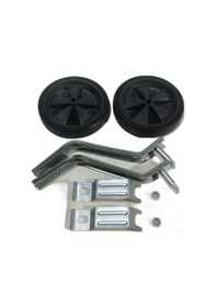 Resim 16 Jant Bisiklet Yan Teker Takımı Denge Tekeri Sağlam Demirli Siyah 