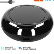 Resim Fortunelane Siyah Ev Akıllı Kumanda: Wi-fi Ses Kontrolü, 360 Kapsama, 10m Mesafe, Tv-klima, Özel Zamanlama, Dıy Özelliği 