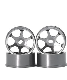 Resim Smooth12 4pcs Rc Araba Drift Lastikler Metal Tekerlekler Hub 1/28 Mini-Z Awd Amz Mini-Q Amr Gla IW04 Rc Araba Yükseltme Parçaları (Yurt Dışından) 