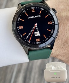 Resim Daniel Klein Yeşil Renk Garantili Akıllı Kol Saati Ve Bluetooth Kulaklık 