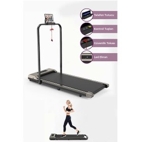 Resim Relax Uzaktan Kumandalı Katlanabilir Portatif Yürüme ve Koşu Bandı - 12 KM Hız 
