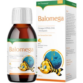 Resim Balomega Ballı Portakal Limon Aromalı Sıvı Takviye Edici Gıda 200 ml 