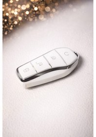 Resim Byd Seal Aksesuar Anahtar Kılıfı Beyaz-gümüş 