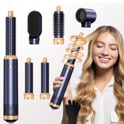 Resim ATOPSKINS 5’i-1 Saç Kurutma Fırçası - 60000RPM İyonik Hacimlendirici, Otomatik Ters Çevirme, Ayarlanabilir Sıcaklık & Islak/Kuru Saçlar için 2 Değiştirilebilir Fırça - Düzleştirici ve Bukle Yapıcı (EU Fişi), Çok Amaçlı Saç Bakım Aleti, Şık Stil Aksesuarı, Çıkarılabilir Fırça Başlığı, Salon Kalitesi Sonuçları, Ergonomik Tasarım, Profesyonel Sınıf Yapım, Güzellik Tutkunları İçin 