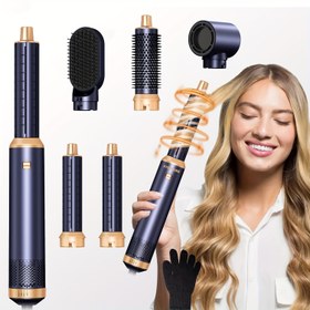 Resim ATOPSKINS 5’i-1 Saç Kurutma Fırçası - 60000RPM İyonik Hacimlendirici, Otomatik Ters Çevirme, Ayarlanabilir Sıcaklık & Islak/Kuru Saçlar için 2 Değiştirilebilir Fırça - Düzleştirici ve Bukle Yapıcı (EU Fişi), Çok Amaçlı Saç Bakım Aleti, Şık Stil Aksesuarı, Çıkarılabilir Fırça Başlığı, Salon Kalitesi Sonuçları, Ergonomik Tasarım, Profesyonel Sınıf Yapım, Güzellik Tutkunları İçin 