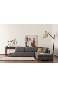 Resim Vivense TULİP KETEN KÖŞE KOLTUK, ANTRASİT 