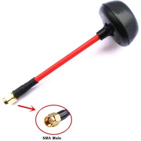 Resim 5.8ghz Sma Erkek Anten Esnek Dairesel Polarize Omni Mantar Anten Rc Fpv Drone Multicopter 