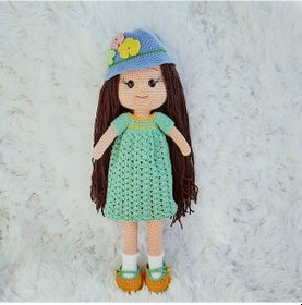 Resim Amigurumi Organik Oyuncak Bebek 27 