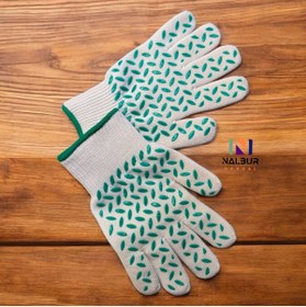 Resim Nalbur Bakkal Isıya Dayanıklı Kaymaz Fırın Eldiveni 10 inç L Beden Ekstra Kavrama 