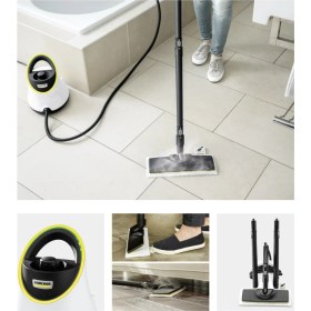 Resim Kärcher Sc 2 Deluxe - Güçlü Buhar ve Kimyasal Içermeyen Temizlik+Yün&hav Temizleyici Hediyeli 