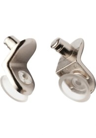 Resim Nzb Raf Pimi L Tip Vantuzlu Cam Ahşap Metal Raf Tutucu Çivisi Mobilya Dolap Pimi (50 Adet) 