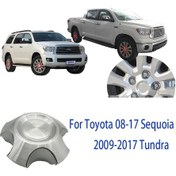 Resim Xuweiwei 1 Adet Dayanıklı Abs Jant Merkez Kapağı Toyota 08-17 Sequoia 09-17 Tundra Uyumlu 