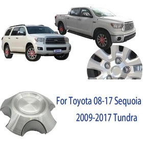 Resim Xuweiwei 1 Adet Dayanıklı Abs Jant Merkez Kapağı Toyota 08-17 Sequoia 09-17 Tundra Uyumlu 
