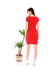 Resim Z2016 Dewberry Bayan Elbise-kırmızı Kırmızı 