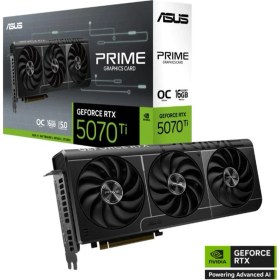 Resim AyrStore Asus Geforce PRIME-RTX5070TI-O16G 16GB Gddr7 256BIT 1xhdmı 3xdp Ekran Kartı 