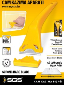 Resim Sgs 180 Cam Seramik Fayans Kazıma Temizleme Aparatı 