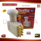 Resim Showmax 8 Çıkışlı Octo Gold Uçlu 4K Lnb Showmax