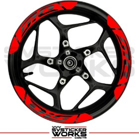 Resim Honda Dıo Jant Şeridi Geniş Sticker Dıştan Içe Kaliteli Yüksek Yapışkanlı Sticker 