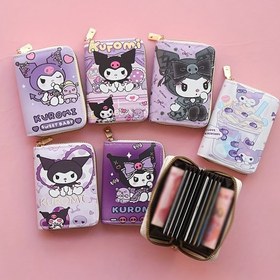 Resim For Kuromi Karikatür Karakter Sahte Deri Cüzdan, Casual Stil, Fermuarlı Bi-katlı, Kaymaz Cebi, Dayanıklı, Pozisyon Baskısı ile, Kadınlar için, Moda Küçük Çanta, İdeal Doğum Günü Noel Hediyesi 