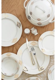 Resim Emsan New Bone Ebrar 60 Parça Yemek Takımı 