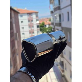 Resim Kalpli Egzoz Başlığı Nikelajı Paslanmaz 60 mm 