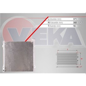 Resim Veka-43-2005 - Klıma Radyatoru Honda Cıvıc Vı 1.4i 1995-2001 