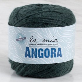 Resim La Mia Angora 50gr. Koyu Yeşil El Örgü İpi - L131 - 34215 