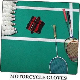 Resim ULTECHNOVO 1çift Yarım Parmaklı Nefes Alabilir Motosiklet Eldivenleri Açık Hava Bisiklet Kullanımı Için Ergonomik Ve Dayanıklı Unisex Tasarım Ile Konforlu Fit 