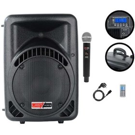 Resim Lastvoice Ample-10ap Taşınabilir Seyyar Portatif Mikrofonlu Elektrikli Ses Sistemi Hoparlör 600 Watt 