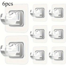 Resim Willowhaven 6 Parça Uzatılabilir Duş Perdesi Askılı Plastik Perde Sistemi Transparan 