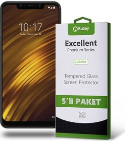 Resim Xiaomi Pocophone F1 Ekran Koruyucu Cam 5 Adet Ekonomik Paket (541371551) 20 Tl Fark Ile Apple Uyumlu iPhone Hızlı Şarj Kablosu 