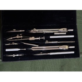 Resim tayfuntufan antika koleksiyon çekoslavak kinex original 210 a profesyonel pergel takımı 