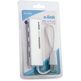 Resim S-link SL-U3047 4 Port Usb 3.0 İnce Taşınabilir Usb Hub 