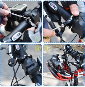 Resim Xindoker Alüminyum Çiftli Bisiklet Asma Kanca - Elektrikli Scooter, Dağ Bisikleti, Motor İçin Uygun - Siyah Siyah 