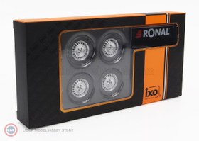 Resim 1:18 IXO Ronal Turbo Standlı Jant Lastik Seti 