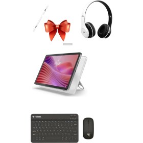 Resim Lenovo M10 4 gb 128 gb 10.1 Tablet+Kılıf+Klavye+Mouse+Kalem+Kulaklık 