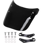 Resim Suzuki Vx 800 Sv 650 Gs 500e Gsf 600n 1200n Siyah İçin Montaj Braketi Yedekli Motosiklet Ön Camı Ön Cam 