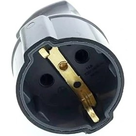 Resim Lidyahan Store Sağlam Monofaze Kauçuklu Kablo Bahçe Dış Mekan Korunaklı Su Geçirmez Siyah Kapaklı Dişi Fiş Tek 16A 