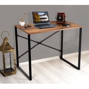 Resim OZBAYHOME 60x90 Cm Ceviz Çalışma Masası Laptop Bilgisayar Masası Ofis Ders Yemek Cocuk Masası 