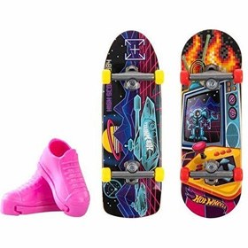 Resim Hot Wheels Skate Retro Temalı İkili Parmak Kaykay ve Ayakkabı Paketleri HXL17-HXL21 