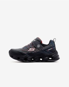 Resim Skechers Vortex 2.0 Büyük Erkek Çocuk Siyah Işıklı Spor Ayakkabı 400605l Bkcc Siyah 