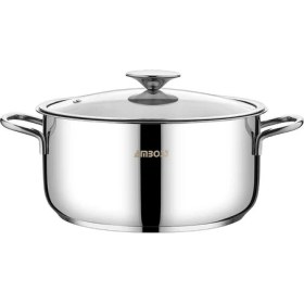 Resim Amboss Cool Paslanmaz Çelik Indüksiyon Tabanlı Derin Tencere - 3,35 Lt. - 20 Cm 