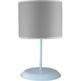 Resim Onay Avize Dante Gri M-589 Kumaş Kaplama 2.li Set Yatak Odası Genç ve Çocuk Odası Avize ve Abajur Seti 