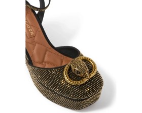Resim Kurt Geiger Chelsea 105 Platform Lüks Tasarım Kadın Topuklu Sandalet 