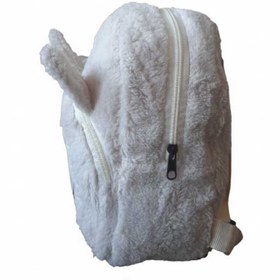 Resim Efe Labubu Kız Çocuk Peluş Sırt Çantası 2 Bölmeli Astarlı En 20 Cm Boy 23 Cm 